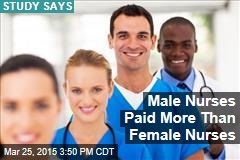 Male Nurses Paid More Than Female Nurses
