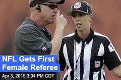 NFL Gets First Female Referee