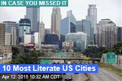 10 Most Literate US Cities