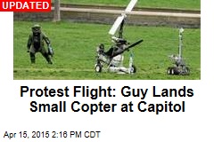 Guy Busted After Landing Small Copter at Capitol