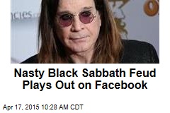 Nasty Black Sabbath Feud Plays Out on Facebook