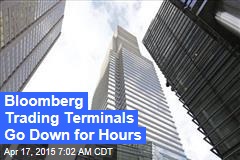 Bloomberg Trading Terminals Go Down for Hours