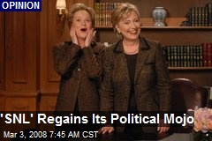 'SNL' Regains Its Political Mojo