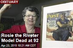 Rosie the Riveter Model Dead at 92