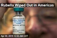 Rubella Wiped Out in Americas