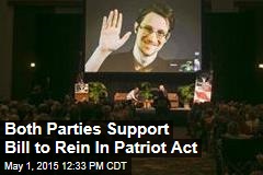 Both Parties Support Bill to Rein In Patriot Act