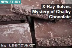 X-Ray Solves Mystery of Chalky Chocolate