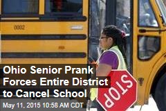 Ohio Senior Prank Forces Entire District to Cancel School