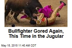 Bullfighter Gored Again, This Time in the Jugular