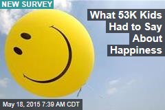What 53K Kids Had to Say About Happiness