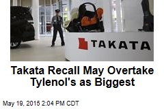 Takata Recall May Be Biggest in Consumer History