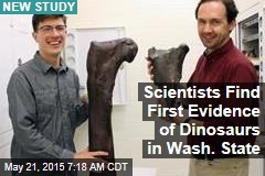 Scientists Find First Evidence of Dinosaurs in Wash. State