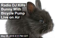 Radio DJ Kills Bunny With Bicycle Pump Live on Air