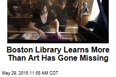 Gold Coins, Artwork Missing From Boston Library