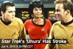 Star Trek &#39;s &#39;Uhura&#39; Has Stroke