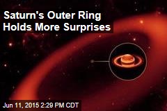 Saturn&#39;s Outer Ring Holds More Surprises