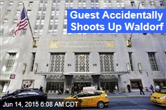 Guest Accidentally Shoots Up Waldorf