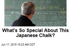 What&#39;s So Special About This Japanese Chalk?