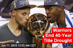 Warriors End 40-Year Title Drought