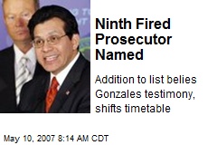 Ninth Fired Prosecutor Named