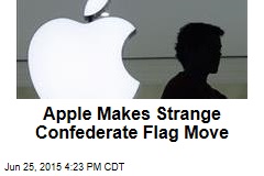 Apple Makes Strange Confederate Flag Move