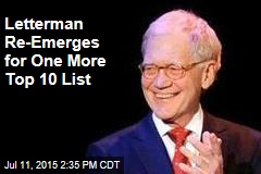 Letterman Re-Emerges for One More Top 10 List