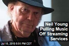 Neil Young Pulling Music Off Streaming Services