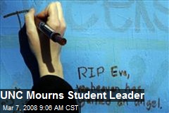 UNC Mourns Student Leader
