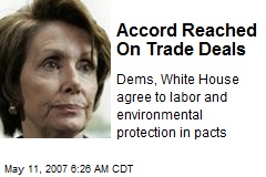 Accord Reached On Trade Deals