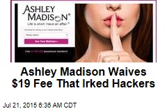 Hacked Ashley Madison: Profile Deletion Is Now Free