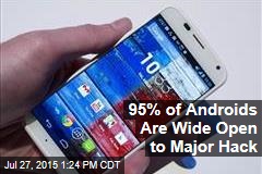 95% of Androids Are Wide Open to Major Hack