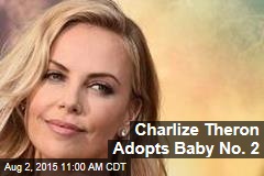 Charlize Theron Adopts Baby No. 2