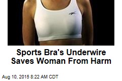 Bullet Strikes Cyclist in Chest; Sports Bra Saves Her