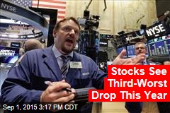 Stocks See Third-Worst Drop This Year
