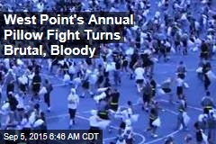 West Point&#39;s Annual Pillow Fight Turns Brutal, Bloody