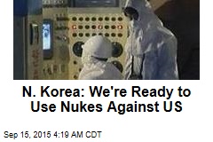 N. Korea: We&#39;ve Restarted Nuke Plants