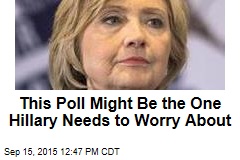 This Poll Might Be the One Hillary Needs to Worry About