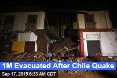 1M Evacuated After Chile Quake