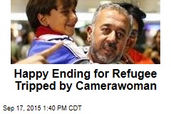 Happy Ending for Refugee Tripped by Camerawoman