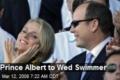 Prince Albert to Wed Swimmer