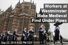 Workers at Westminster Make Medieval Find Under Pipes