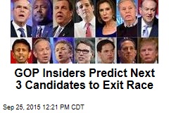 GOP Insiders Predict Next 3 Candidates to Exit Race