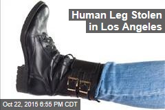 Human Leg Stolen in Los Angeles