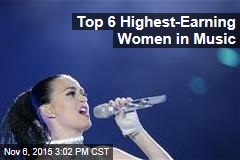 Top 6 Highest-Earning Women in Music