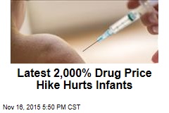 Latest 2,000% Drug Price Hike Hurts Infants