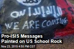 Pro-ISIS Messages Found at US School