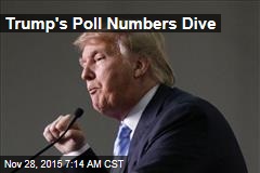 Trump&#39;s Poll Numbers Dive