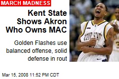 Kent State Shows Akron Who Owns MAC