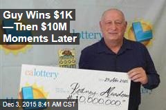 Lucky Man Wins $10M Moments After Winning $1K