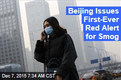 Beijing Issues First-Ever Red Alert for Smog